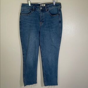 EUC Free People Blue Ankle Jeans
